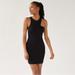 Urban Outfitters Dresses | Nwt Asymmetrical Racerback Mini Dress Uo | Color: Black | Size: M