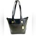 Dooney & Bourke Bags | Dooney Bourke Black Perforated Leather Medium Shoulder Bag Purse Brass Bag Charm | Color: Black | Size: Os