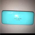 Kate Spade Accessories | Kate Spade Turquoise And Green Wink Eyes Hard Shell Eye Glass Case | Color: Blue/Green | Size: Os