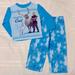 Disney Pajamas | Blue 4t Disney Fleece Pajama Set, Frozen Ii Kristoff & Olaf | Color: Blue/White | Size: 4tb