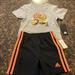 Adidas Matching Sets | Nwt Boys 2-Piece Tee Shirt & Short Set From Adidas | Color: Black/Orange | Size: 3tb