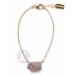 Coach Jewelry | Nwot Coach Tea Rose Dinky Chain Bracelet In 18k Gold On Sterling Silver Sample | Color: Gold | Size: Os