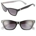 Kate Spade Accessories | Kate Spade New York 51mm Cat Eye Sunglasses | Color: Black/White | Size: Os