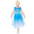 Amscan 9918361 - Girls Blue Ice Princess Dress with Cape Kids Fancy Dress Costume Age: 8-10yrs