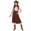 Amscan 9918999 - Women's World Book Day Western Cowgirl Adults Fancy Dress Costume Size: 12-14
