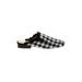 Sole Society Mule/Clog: Slip On Chunky Heel Boho Chic Black Shoes - Women's Size 6 - Almond Toe