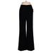 Tahari Dress Pants - High Rise Boot Cut Boot Cut: Black Bottoms - Women's Size 6