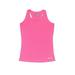 Under Armour Tank Top Pink Solid Scoop Neck Tops - Kids Girl's Size X-Large