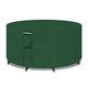 PATIO PLUS Garden Heavy Duty Table Covers Round with Air Vents, 600D Oxford Fabric Circular Patio Set Table Cover, Garden Furniture Set Cover Waterproof, Windproof, Anti-UV, 250x90cm, Green
