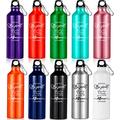 10 Pcs Employee Appreciation Gifts Thank You Water Bottle Best Team Ever Aluminum Water Bottle Lightweight Leakproof Water Bottle with Lid for Gym Camping Hiking (Stylish Style,25 oz)