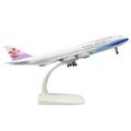 Scale Airplane Model 20 Cm 1:400 For International B747 Metal Aircraft Model Die Cast Aircraft Highly Restored Scale Aircraft Exquisite Collection Gift (Color : G)