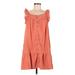 Universal Thread Casual Dress - Mini: Pink Print Dresses - Women's Size Medium