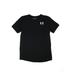 Under Armour Short Sleeve T-Shirt: Black Solid Tops - Kids Girl's Size X-Large