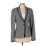 Wool Blazer Jacket: Gray Houndstooth Jackets & Outerwear - Women's Size 34 Tall