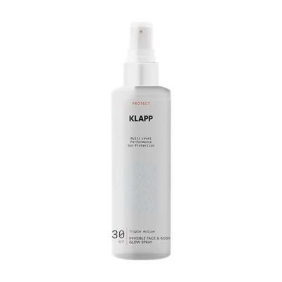 Klapp - Multi Level Performance Sun Protection Triple Action Invisible Face & Body Glow Spray 30 SPF Bodyspray 30 ml