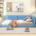 Red Barrel Studio® Reathel Bed Upholstered/Linen in Blue | 27.6 H x 54.9 W x 80.3 D in | Wayfair E93A996E1AF743B3BB7EF14CD9EF0B30