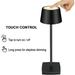 Latitude Run® Cordless Table Lamp, 5200Mah Rechargeable Battery, IP54 Waterproof, All Aluminum Alloy, Touch Dimming, Warm Light | Wayfair