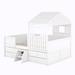 Harper Orchard Paizlee Full/Double Storage Platform Bed Wood in White | 60 H x 57.6 W x 77.8 D in | Wayfair 16720555FA4849C89B8799802D051745