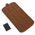 Moule en silicone à 12 grilles pour gaufres chocolat pâtisserie barre de bonbons décoration de