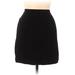 H&M Casual Skirt: Black Solid Bottoms - Women's Size Large