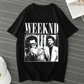 MenT Shirt Pop Singer Artist The Weeknd Print Anime top Tees abbigliamento t-Shirt femminile donna