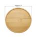 Bamboo Coaster Natural Wooden Drink Coasters Round 6.1inch - Wood color