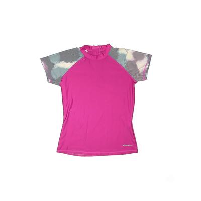 Eddie Bauer Rash Guard: Pink Sporting & Activewear - Kids Girl's Size 14