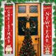 Christmas Decorations Outdoor Xmas Decoration Banner Large Size 71 x12 Hanging Merry Christmas Happy New Year Door Porch Sign for Indoor Outside Yard Garden Party Wall Decor