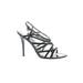 Guess Heels: Black Solid Shoes - Women's Size 9 1/2 - Open Toe