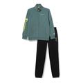 Champion Jungen Legacy Sweatsuits B-American Tech Powerblend Fleece Full Zip Sportanzug, Verde BLG/Nero, 11-12 Jahre