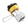 Dual Propane Refill Adapter Stuffing Outdoor Accessories Metal Gas Charging Valve Jointer Inflate Cylinder Copper Aluminum Alloy