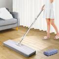 Ersazi Mop And Bucket Hands-Free Mop Hands-Free Microfiber Flat Mop Automatic Wringing 360 Degree Hands-Free Microfiber Floor Mop Lazy Hands-Free Mop Suitable For Home Kitchen In Clearance White