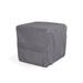 Covermates Square Patio Accent Table Cover - Water-Resistant Polyester Mesh Ventilation Patio Table Covers-Charcoal