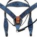 17BH Western Horse Headstall Breast Collar Set Tack American Leather Hilason
