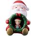 Mini Santa Claus Figurines Santa Lighting Resin Desktop ornaments Christmas Resin Santa Claus Decorations Toys (1pcs)