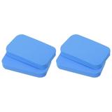Uxcell Ping Pong Table Tennis Paddle Racket Rubber Cleaning Sponge Blue 4 Pack