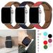 ALMNVO PU Leather Bands Compatible with Apple Watch Bands Ultra 49mm 45mm 44mm 41mm 40mm 42mm 38mm for Women Men artificial leather Strap for iWatch Sereies 9 8 SE 6 5 4 3 2 1 Smartwatch Accessories