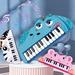Riguas Animal Piano Toy Fun Educational Musical Instrument Enhance Hand-Eye Coordination Concentration Piano Toy for Kids