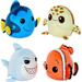 Mattel Disney Finding Nemo Cuutopia 4 Plush Toys 5 Inch Plush Pillow Dolls of Nemo Dory Squirt & Bruce (Exclusive)