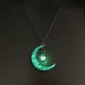 Kayannuo Christmas Clearance Hollow Spiral Moon Luminous Pendant Whirlwind Luminous Bead Necklace