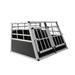 Double door pet car transport cage aluminum alloy puppy suitcase trapezoidal kennel dog cat transport cage Double Doors Pet Car Transport Cage Aluminium Puppy Travel Crate Box Trapezoidal Kennel Dog C