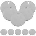 10 Pcs Pet Engraved Id Tag Pendant Clasp for Necklace Jewelry Accessories Blank Dog Tags Metal Blanks Stamping Name Stainless Steel