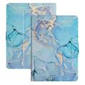 Universal 10.1 inch Tablet Case 9.5-10.5 inch Tablet Cover PU Leather Anti-Scratch Folio Flip Stand Marble Case Cover for iPad 10.2/Onn 10.1/Samsung Tab 10.1 10.4 10.5 Blue Marble