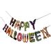 Pumpkin Decor Halloween Pull Flag Party Hanging Flags Horror Signs Garland Spooky Decorations