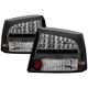 2006-2008 Dodge Charger LED Tail Lights - Black