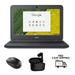 Refurbished Acer C731 Chromebook N7 Celeron N3060 1.60Ghz 4GB RAM 16GB SSD 11.6 LED (Grade A+) w/ Wireless Earbuds and Mouse