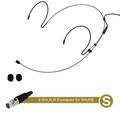 Double Earhook Headset Mic Headworn Microphone For Sennheiser For Shure Wireless S(For Shure)