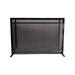 Pillars Customs Large Fireplace Screen Custom Windowpane Design Made in USA (40 W x 21 H)