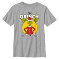 Youth Mad Engine Heather Gray Dr. Seuss Grinch - You're a Mean One Graphic T-Shirt