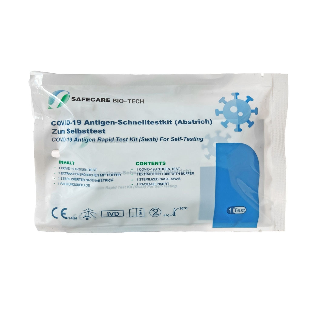 10x Safecare Bio-Tech Corona Schnelltest Nasal haltbar bis 11.2024 Image